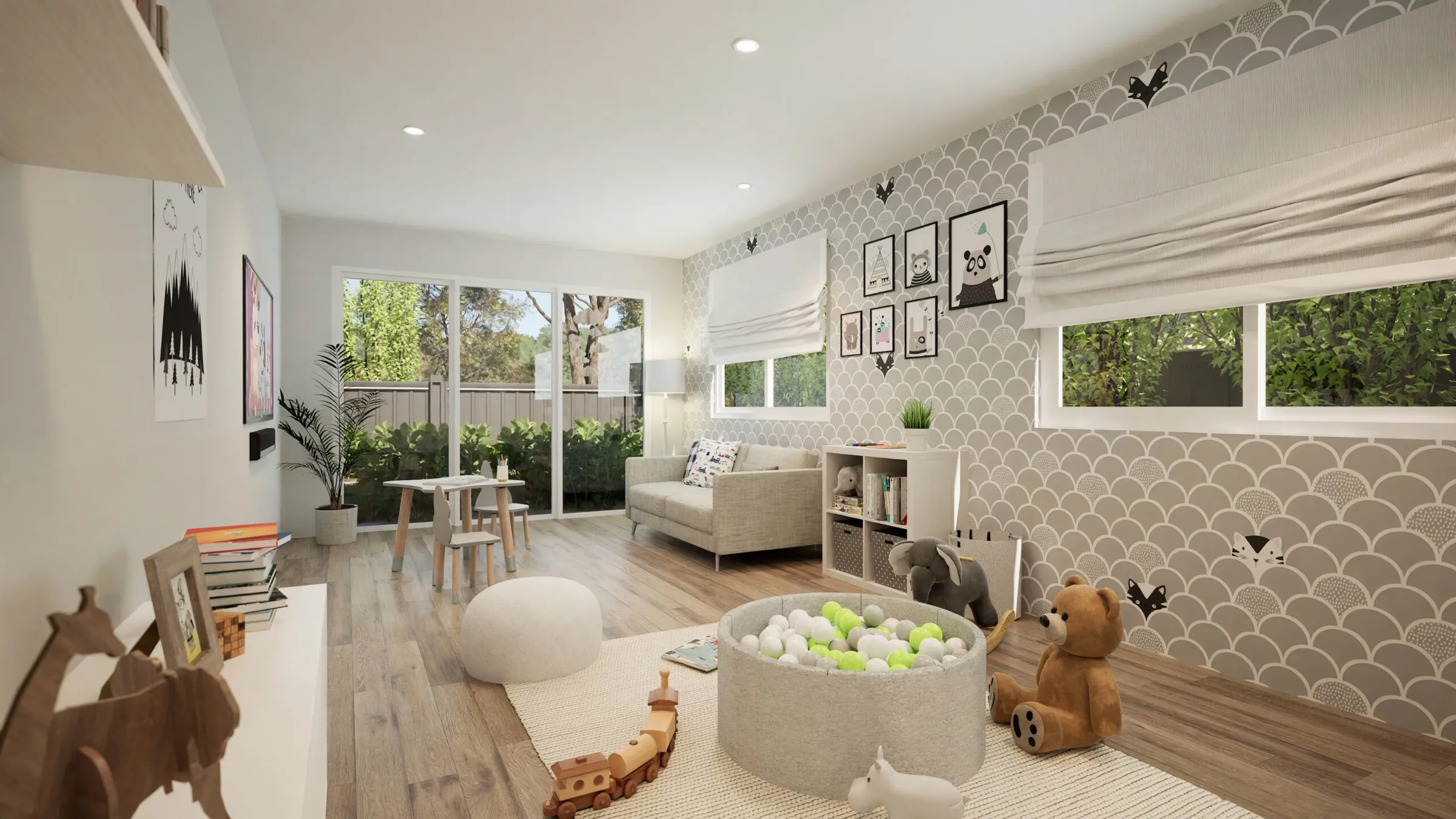 The Playroom interior