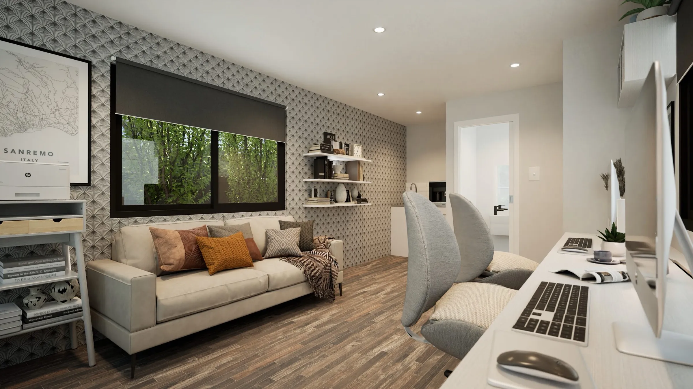 The Home Office interior
