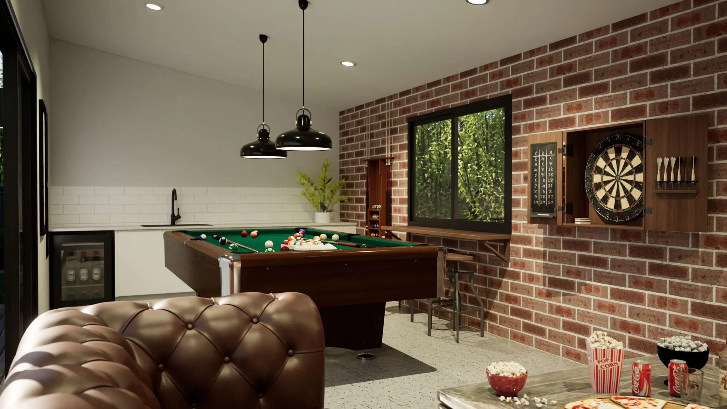 The Man Cave interior