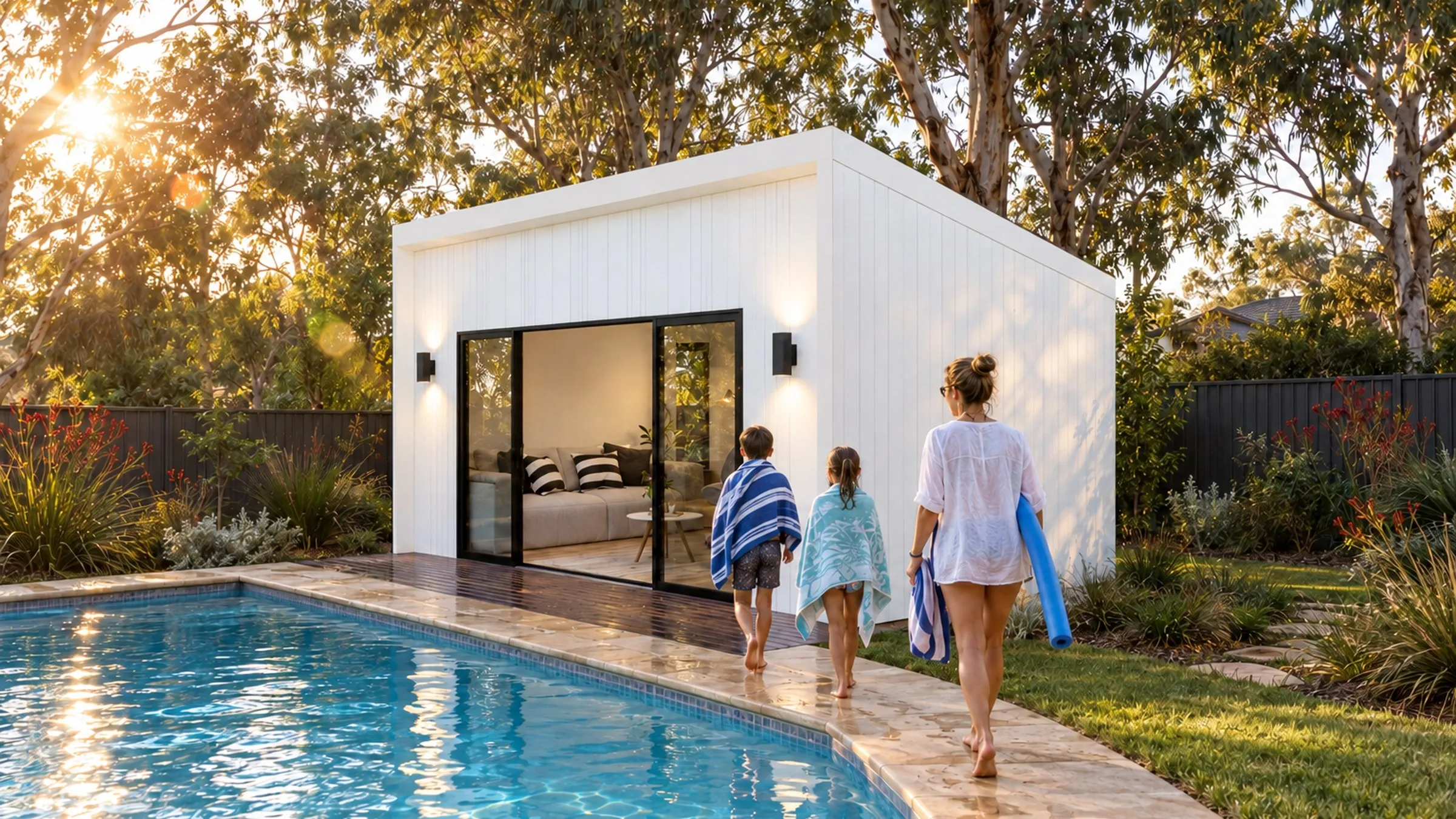 The Pool House, 3.6 × 3.6 m
